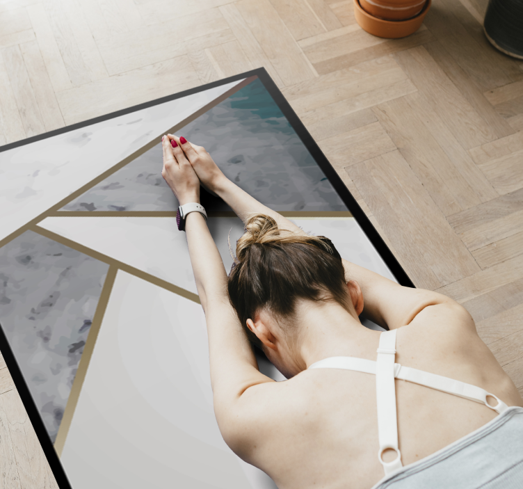 Europietiško marmuro rašto tekstūros kilimas - „Tenstickers“