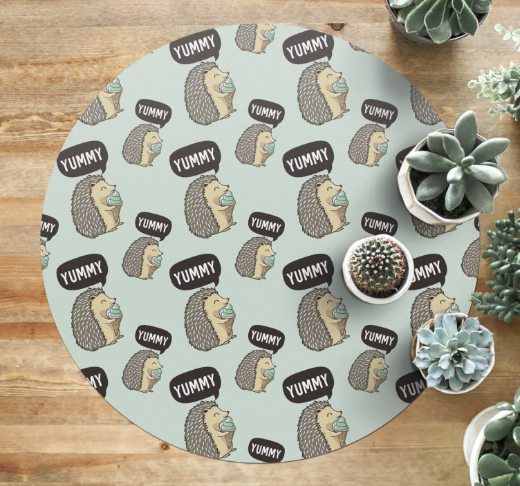 Ežiuko malonumas vaikų vinilinė kilimėlė - „Tenstickers“