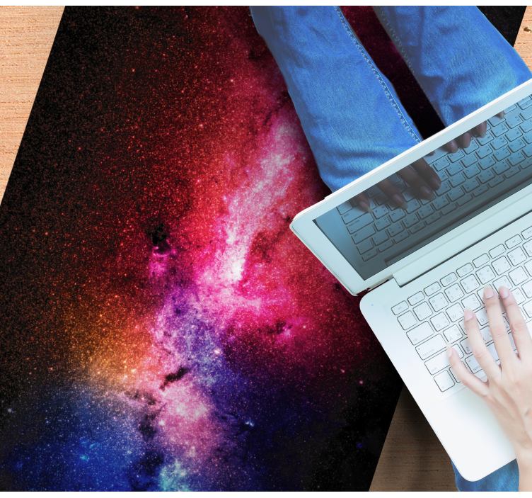 Galaktikos spalvų sprogimas žvaigždžių vinilinis kilimėlis - „Tenstickers“