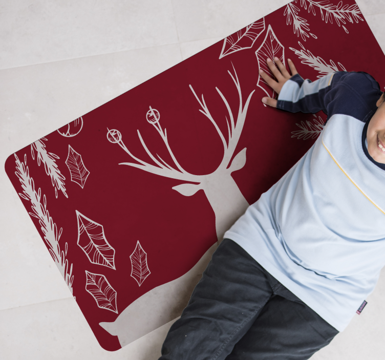 Gamtos įkvėpta iliustracija gyvūnų vinilo kilimėlis - „Tenstickers“