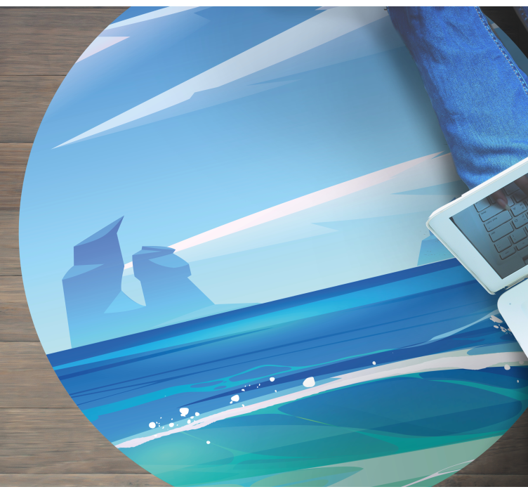 Gamtos vinilinis kilimas pakrantės ramybė - „Tenstickers“