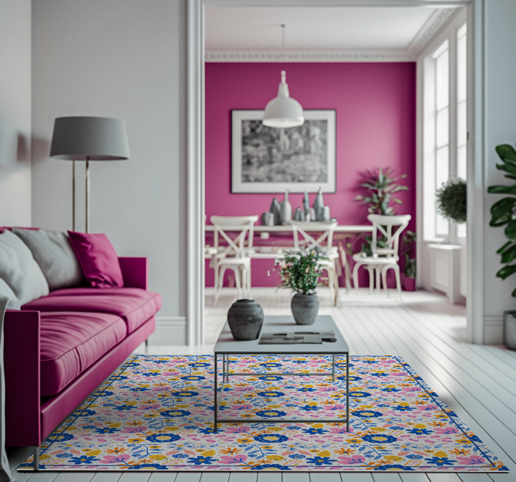 Gėlėtas pavasaris gamtos kilimas - „Tenstickers“