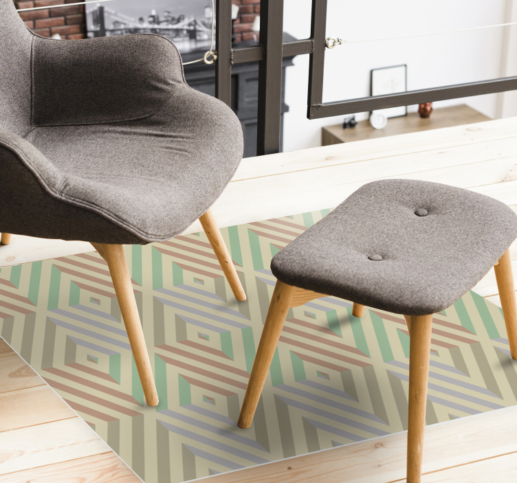 Geometrinė harmonija geometriniai kilimas - „Tenstickers“