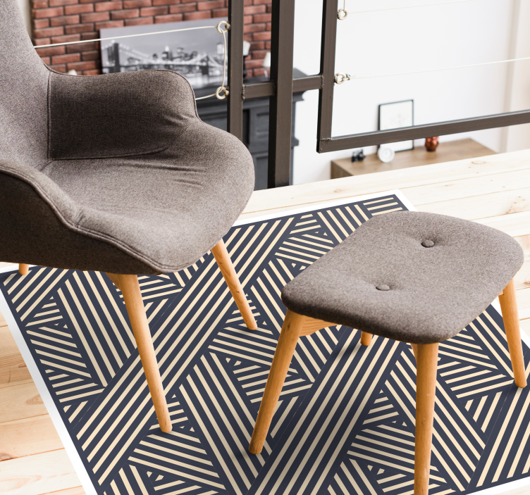 Geometrinės įstrižainės geometriniai kilimas - „Tenstickers“