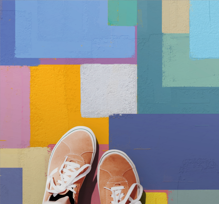 Geometriniai kilimas vibrantinis geometrinis kubas - „Tenstickers“