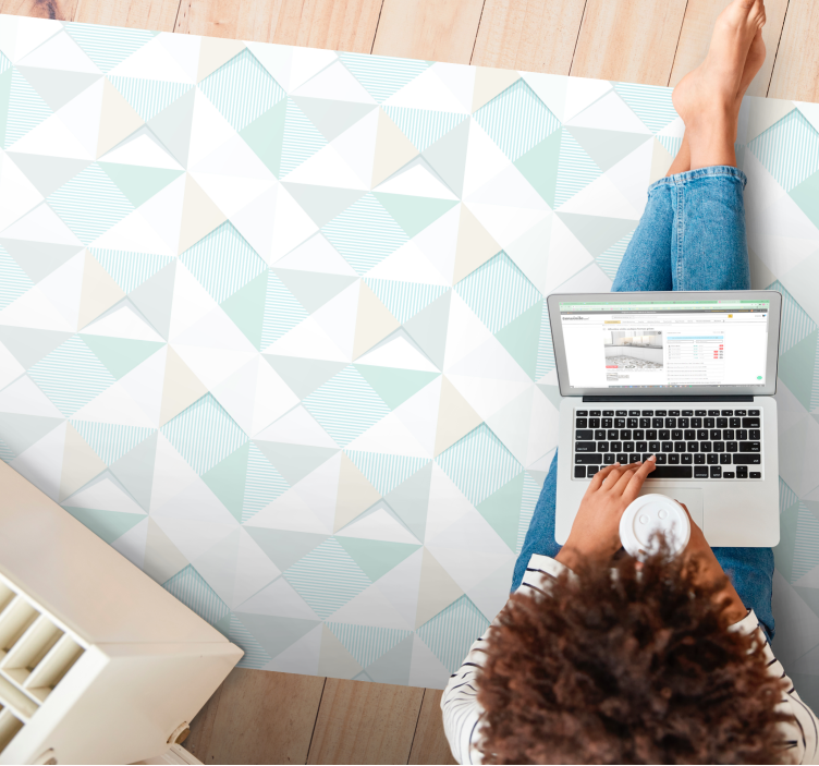 Geometrinio rašto perdanga geometriniai kilimas - „Tenstickers“