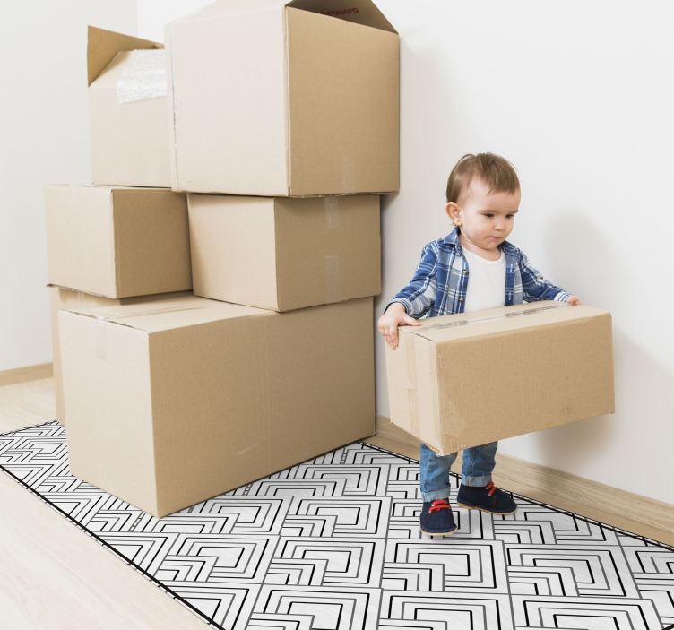 Geometrinis labirinto raštas geometriniai kilimas - „Tenstickers“