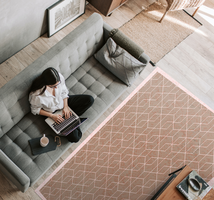 Geometrinis paprastumas geometriniai kilimas - „Tenstickers“