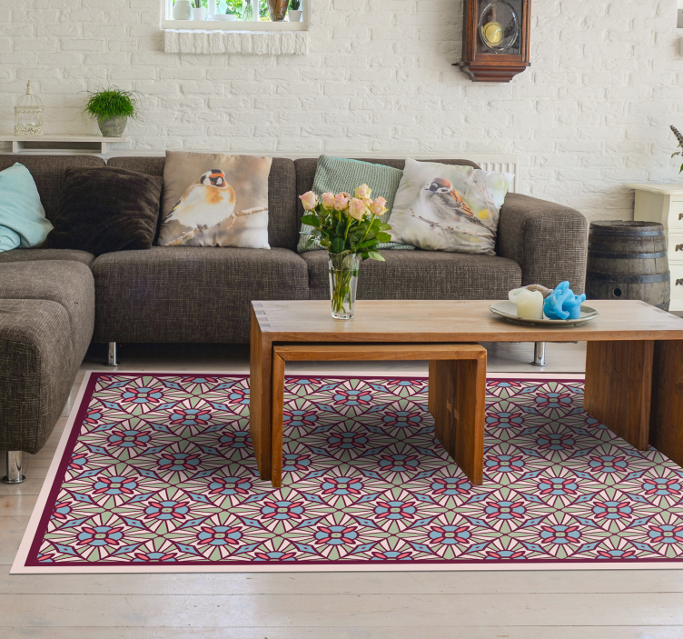 Gyva kompozicija vinilinis kilimas svetainei - „Tenstickers“