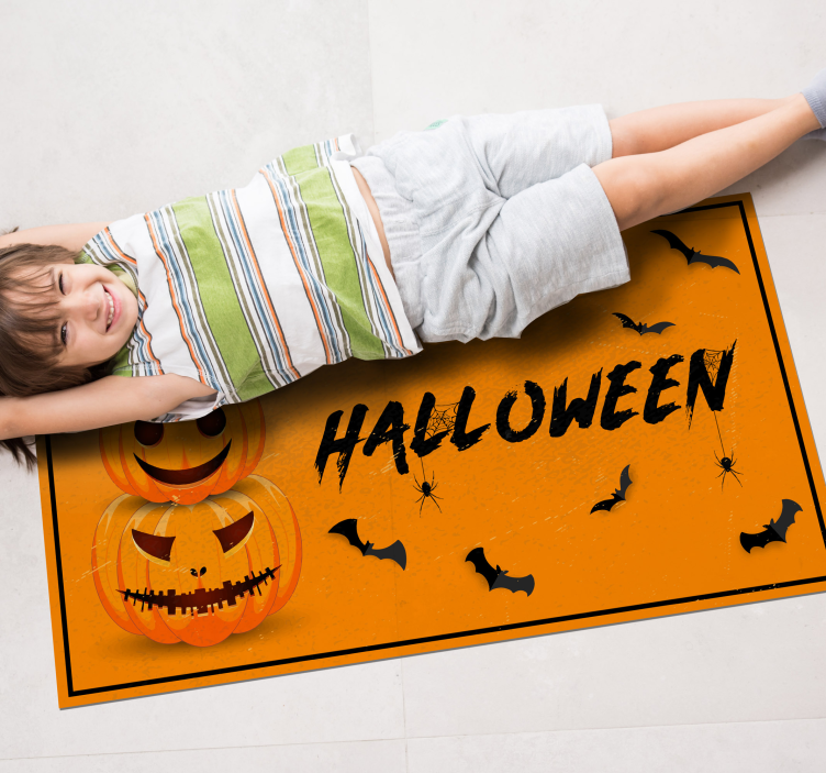Helovino moliūgų šikšnosparnių halloween kilimėliai - „Tenstickers“
