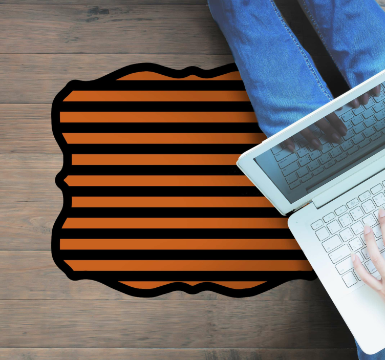 Helovino juostelės halloween kilimėlis - „Tenstickers“