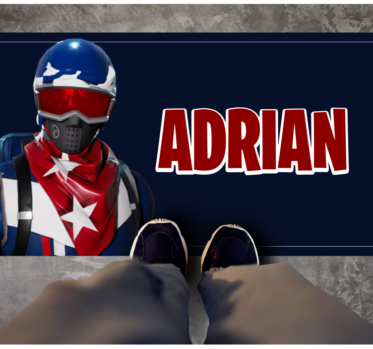 Individualus herojaus dizainas vinilinis kilimėlis - „Tenstickers“