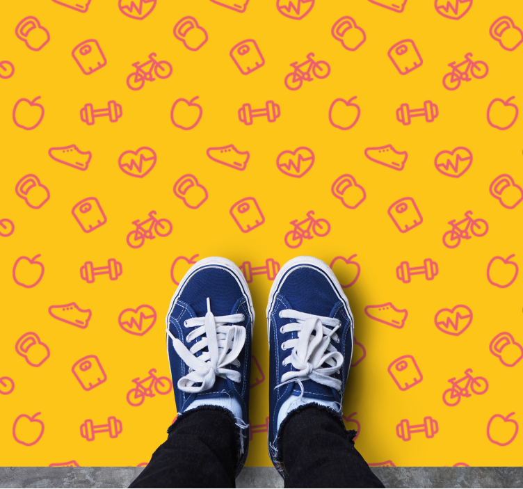 Jaunatviškas žaismingumas vaikų vinilinė kilimėlė - „Tenstickers“