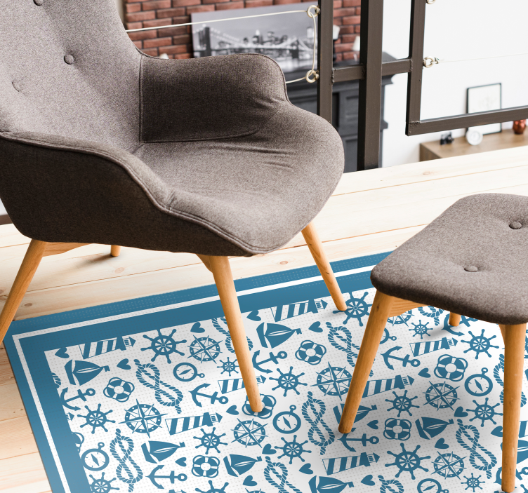 Jūrinis žaidimo laikas vinilinis kilimėlis - „Tenstickers“