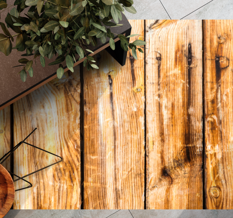 Kaimiškos klasikinės lentos medžio efekto kilimas - „Tenstickers“