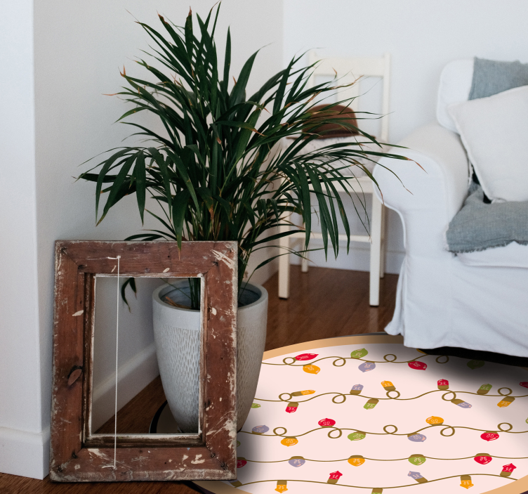 Kalėdiniai žiburiai eglutės kilimėlis - „Tenstickers“