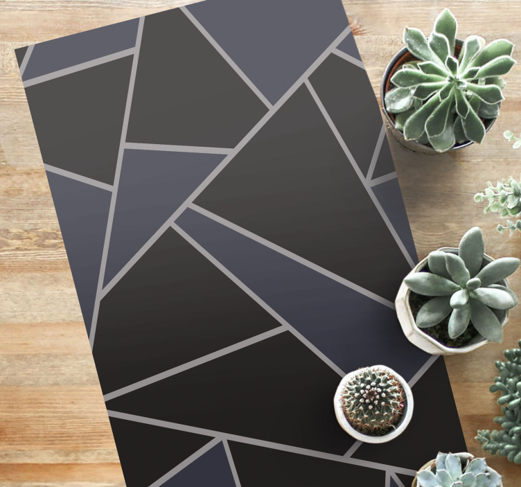 Kampinės geometrinės figūros geometriniai kilimas - „Tenstickers“