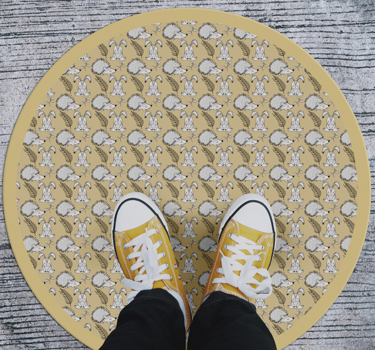 Kiaulienos ir triušių gyvulinis vinilo kilimėlis - „Tenstickers“