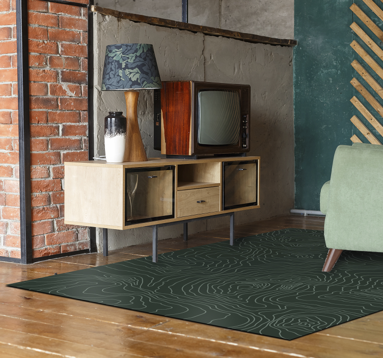 Carpet pvc topografinis žemėlapis pasaulio žemėlapis - „Tenstickers“