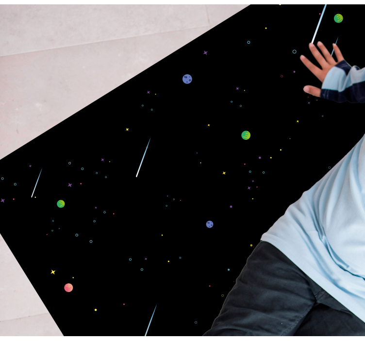 Kosminis žvaigždėtas dangus žvaigždžių vinilinis kilimėlis - „Tenstickers“