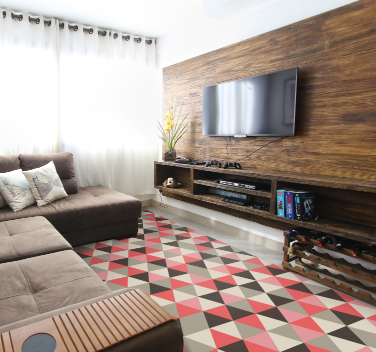 Kubistų trikampis masyvas geometriniai kilimas - „Tenstickers“