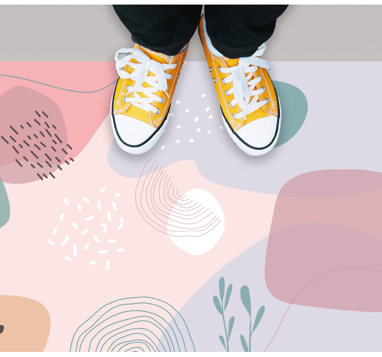 Kūrybingi pasteliniai dažai modernus kilimas - „Tenstickers“