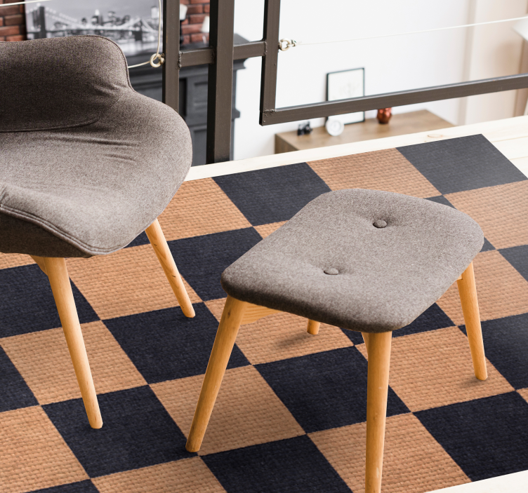 Kvadratiniai tabako geometriniai pledai - „Tenstickers“