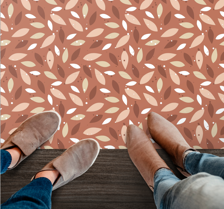 Lapinis raštas gėlių rašto kilimėlis - „Tenstickers“