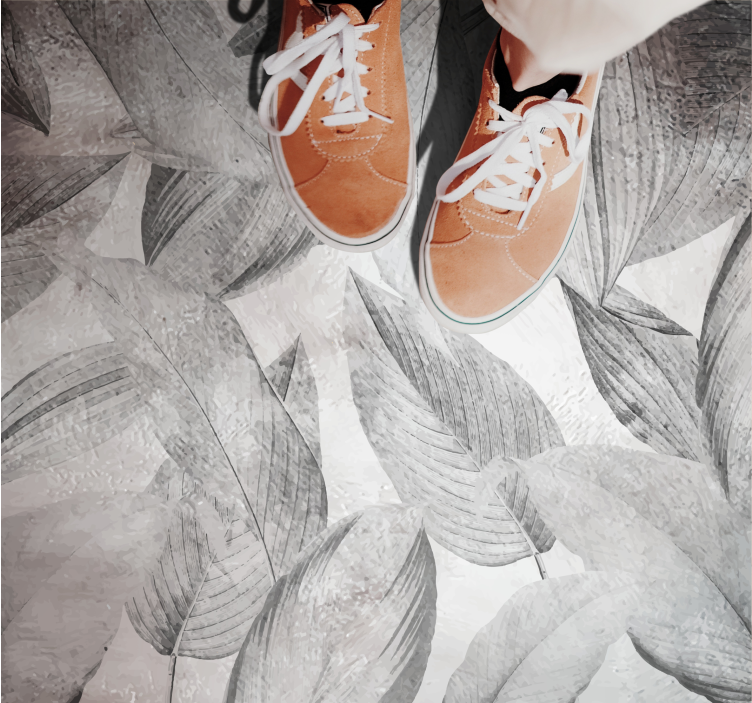 Lapinis vienspalvis raštas gėlių rašto kilimėlis - „Tenstickers“