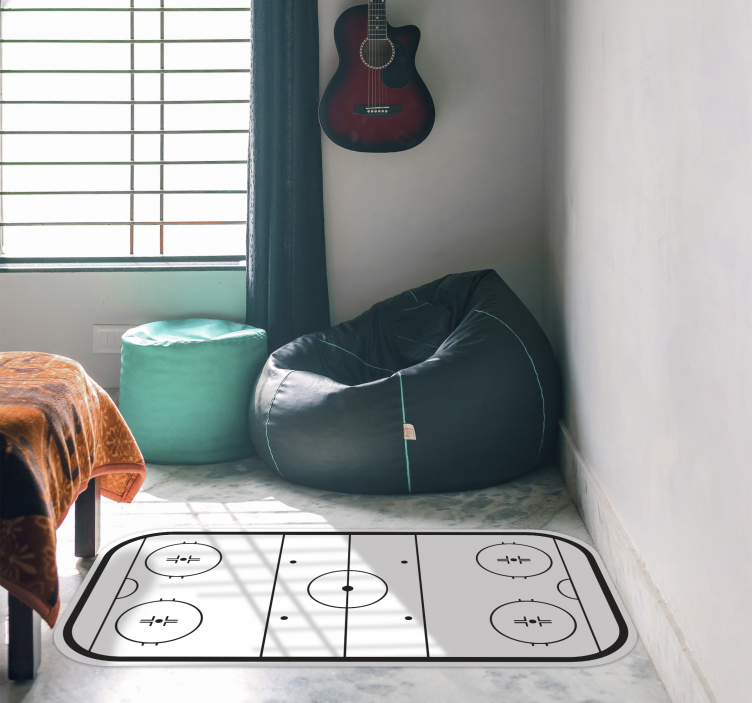 Ledo ritulio čiuožykla žaidimų dizaino vinilo kilimėlis - „Tenstickers“