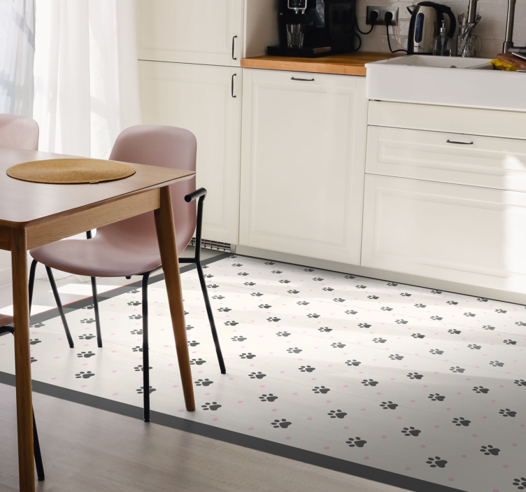 Letenos atspaudo raštas gyvūnų spaudos vinilo kilimėlis - „Tenstickers“