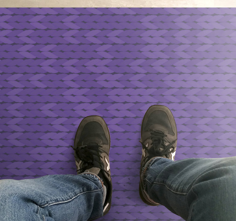 Lila lynų minimalus kilimėlio dizainas - „Tenstickers“