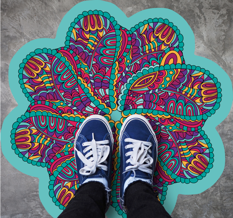 Mandala kilimėlis spalvingu motyvu - „Tenstickers“