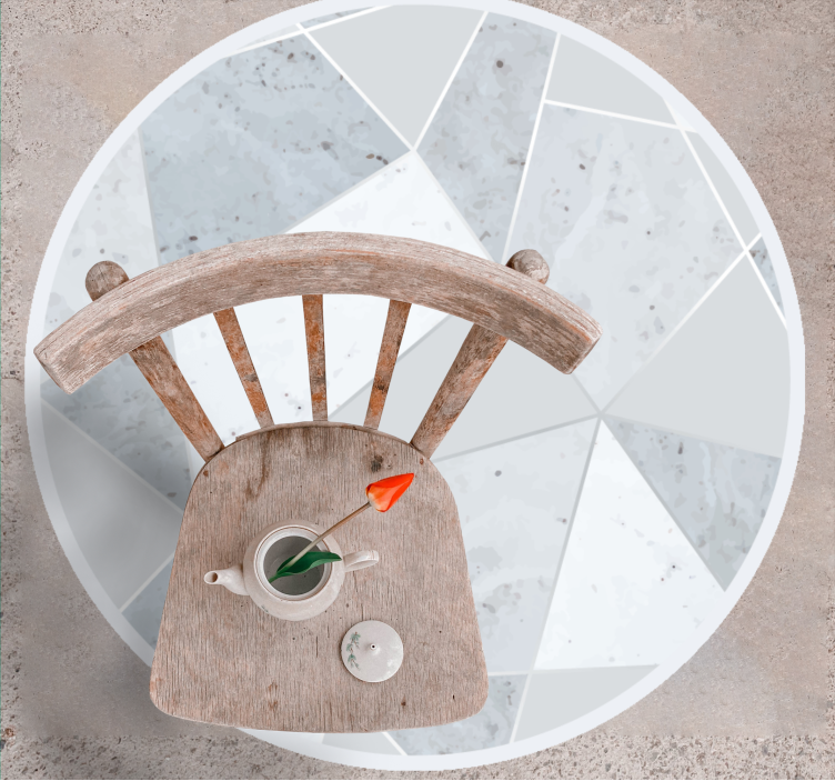 Marmuro geometrinis Marmurinis vinilo kilimas - „Tenstickers“