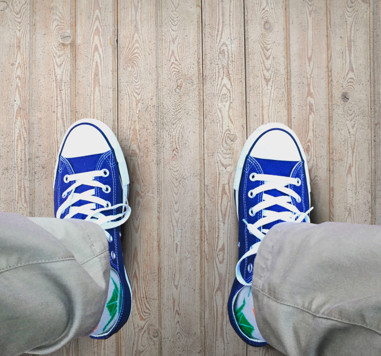 šviesiai rudos lentos medžio efekto kilimas - „Tenstickers“