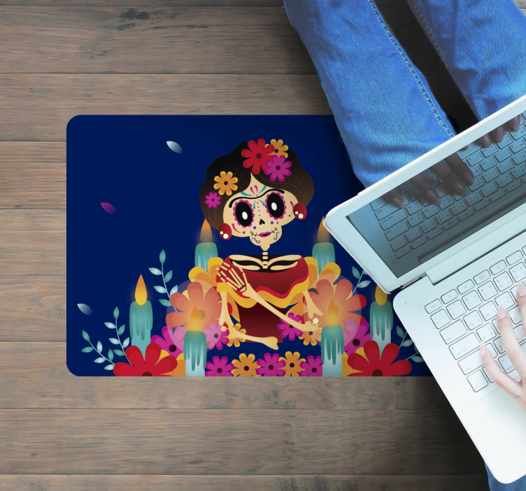 Meksikietiško stiliaus moteriški halloween kilimėliai - „Tenstickers“