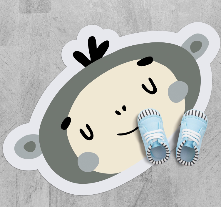 šiaurinės beždžionės veidas kilimas vaiko kambariui - „Tenstickers“