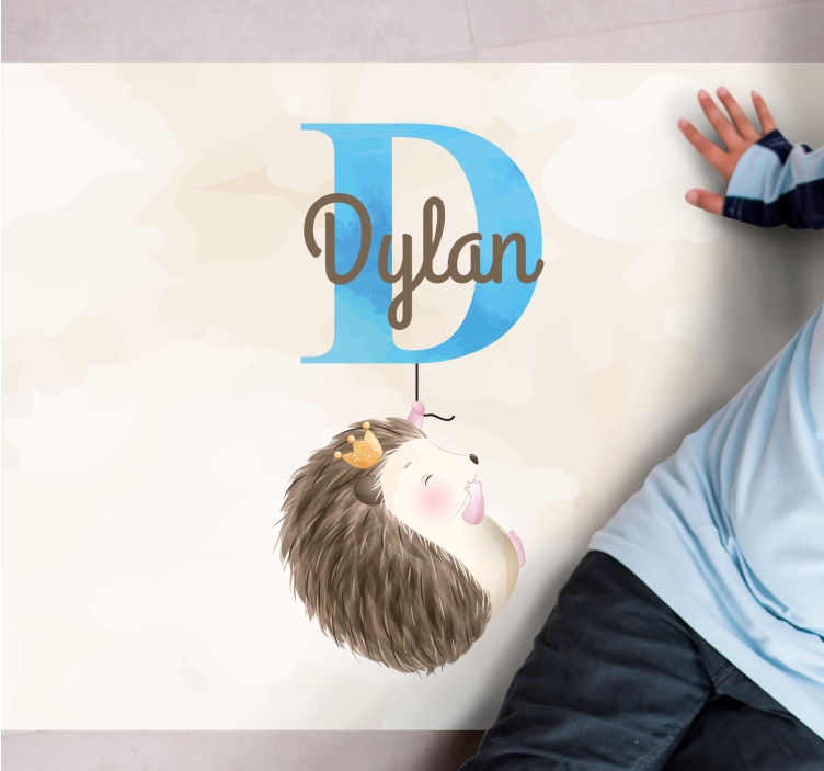 Mieli gyvūnai ežiukas kūdikių žaidimo kilimėlis - „Tenstickers“