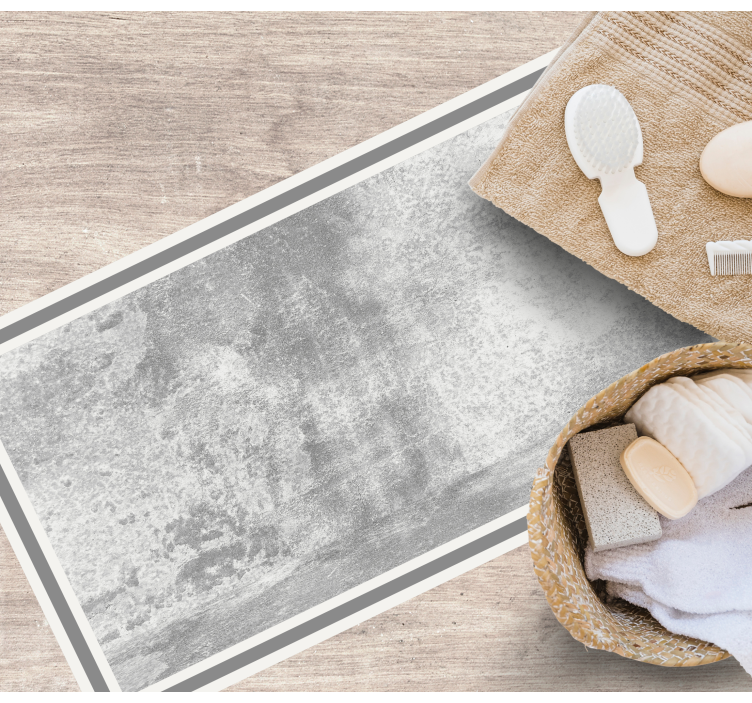 Minimalistinės vientisos pilkos akmens kilimasplytelės - „Tenstickers“