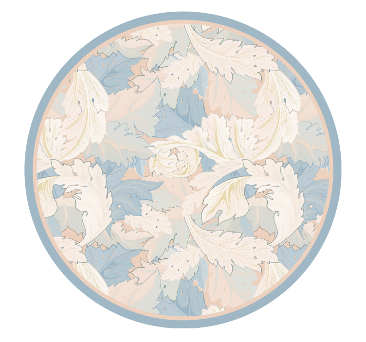 Minkštas lapų raštas gėlių rašto kilimėlis - „Tenstickers“