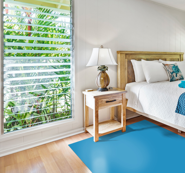 Monocolorinis motyvas mėlynas kilimas - „Tenstickers“