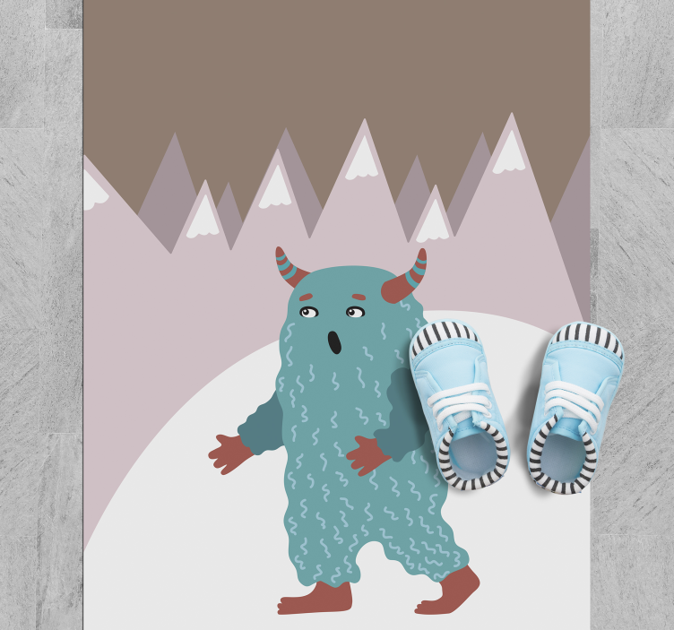 Šiaurės pabaisos personažas vinilinis kilimėlis - „Tenstickers“