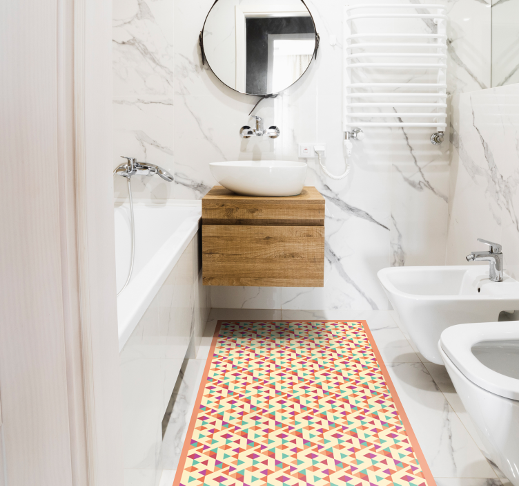 Mozaikinio rašto bėgikas mozaikinė vinilo kilimėlė - „Tenstickers“