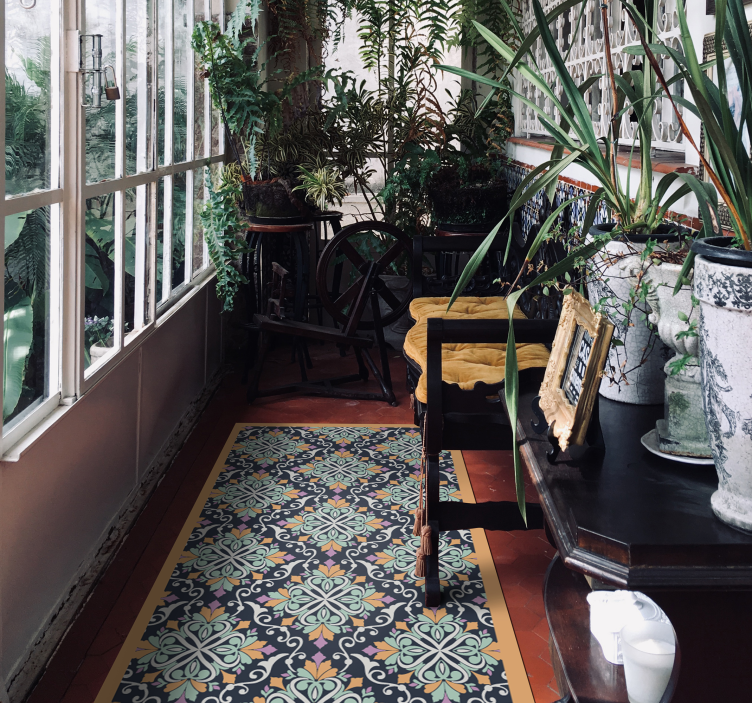 Mozaikos įkvėptas raštas mozaikinė vinilo kilimėlė - „Tenstickers“