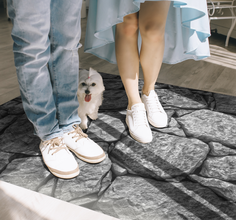 Netaisyklingos akmens faktūros akmens kilimasplytelės - „Tenstickers“