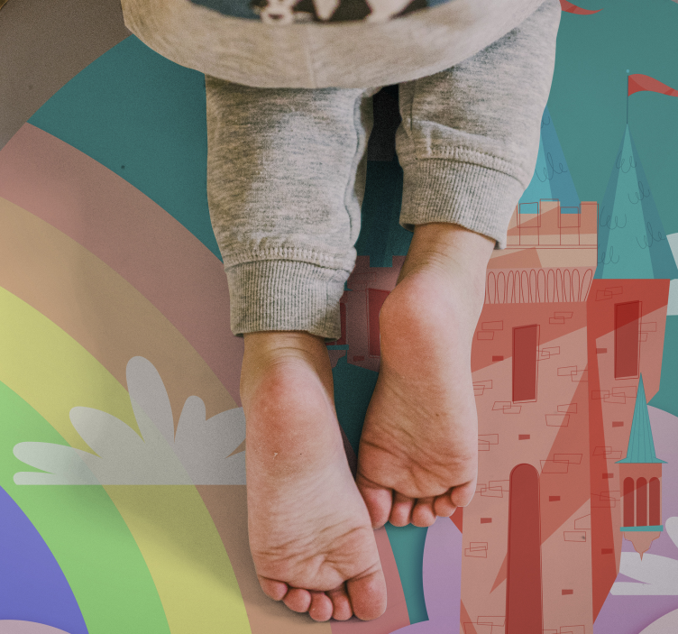 Pilies fantazija vaikų vinilinė kilimėlė - „Tenstickers“