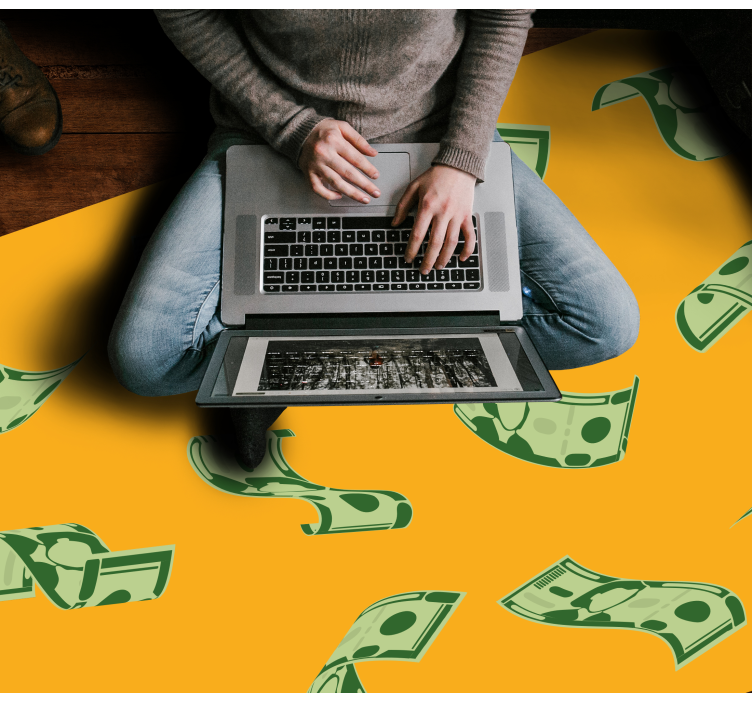 Pinigų srautų modelis modernus vinilinis kilimas - „Tenstickers“