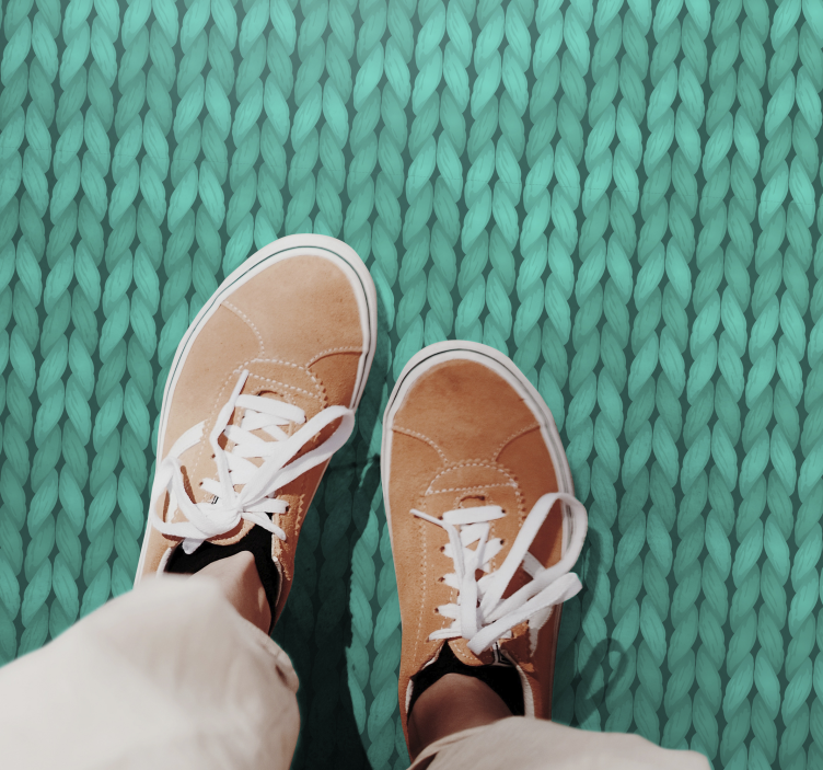 Pintos žalsvos spalvos tekstūra tekstūrinis vinilinis kilima - „Tenstickers“