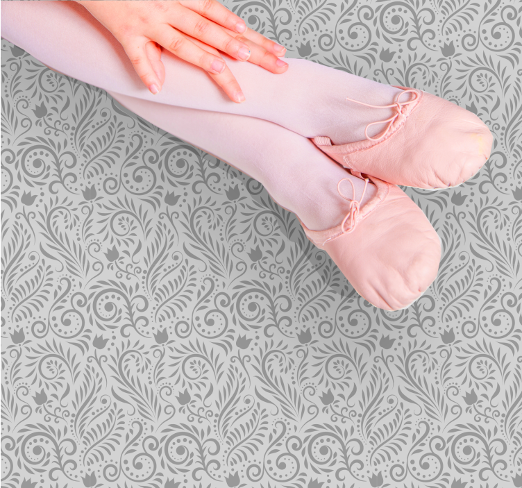 Rafinuotas botaninis motyvas modernus vinilinis kilimas - „Tenstickers“