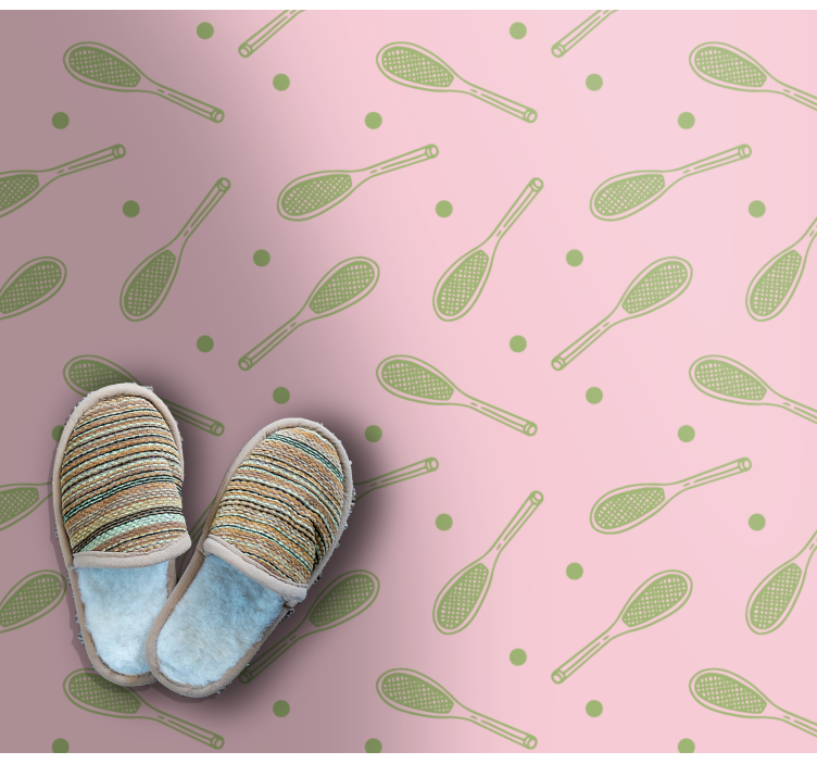 Raketės raštas žaidimų dizaino vinilo kilimėlis - „Tenstickers“